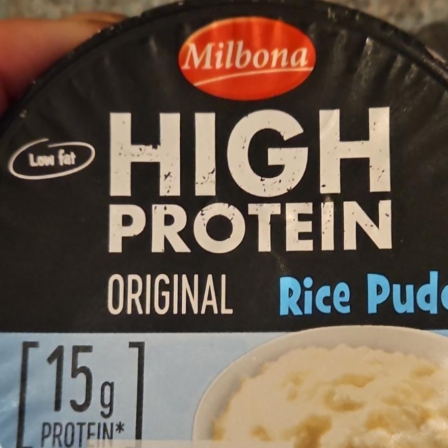 Zdjęcia - High Protein Original Rice Pudding Milbona