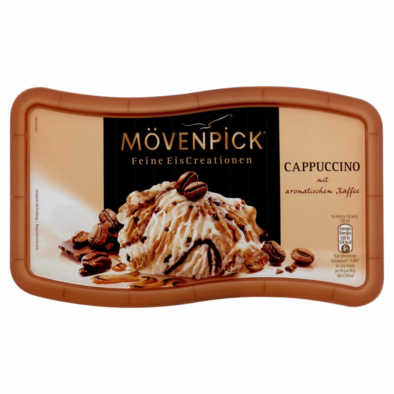 Zdjęcia - Mövenpick Lody o smaku mlecznym i lody espresso z kawałkami czekolady z kawą 900 ml