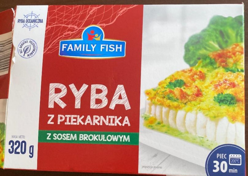 Zdjęcia - Ryba z piekarnika z sosem brokułowym Family Fish
