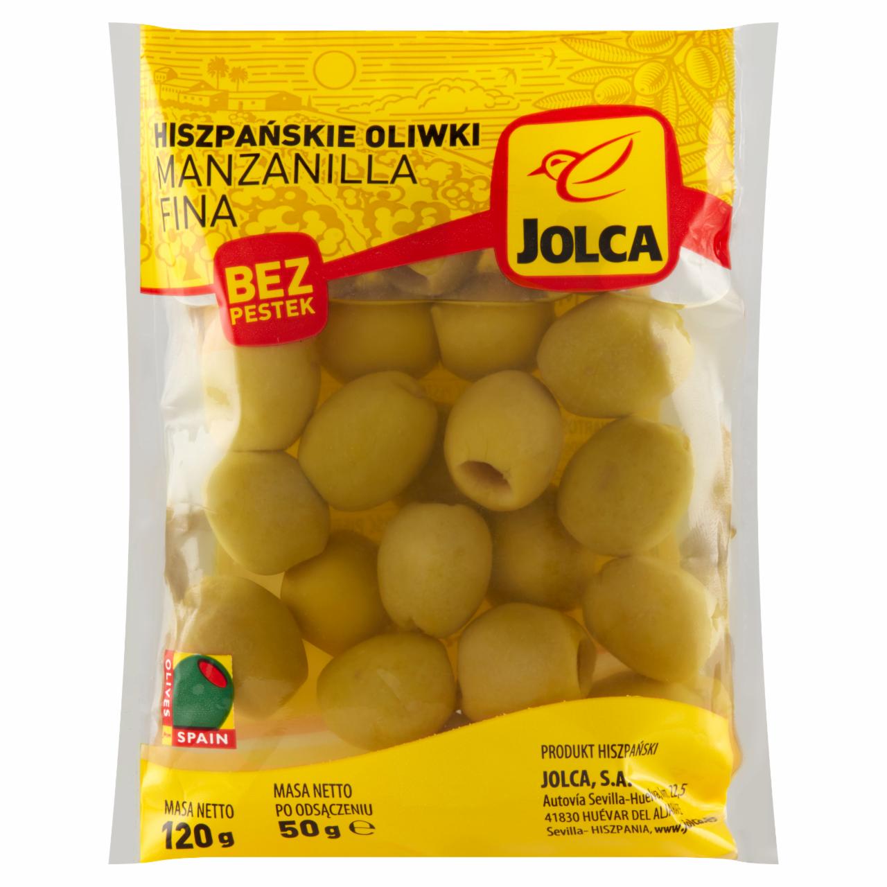 Zdjęcia - Jolca Hiszpańskie oliwki manzanilla fina bez pestek 120 g