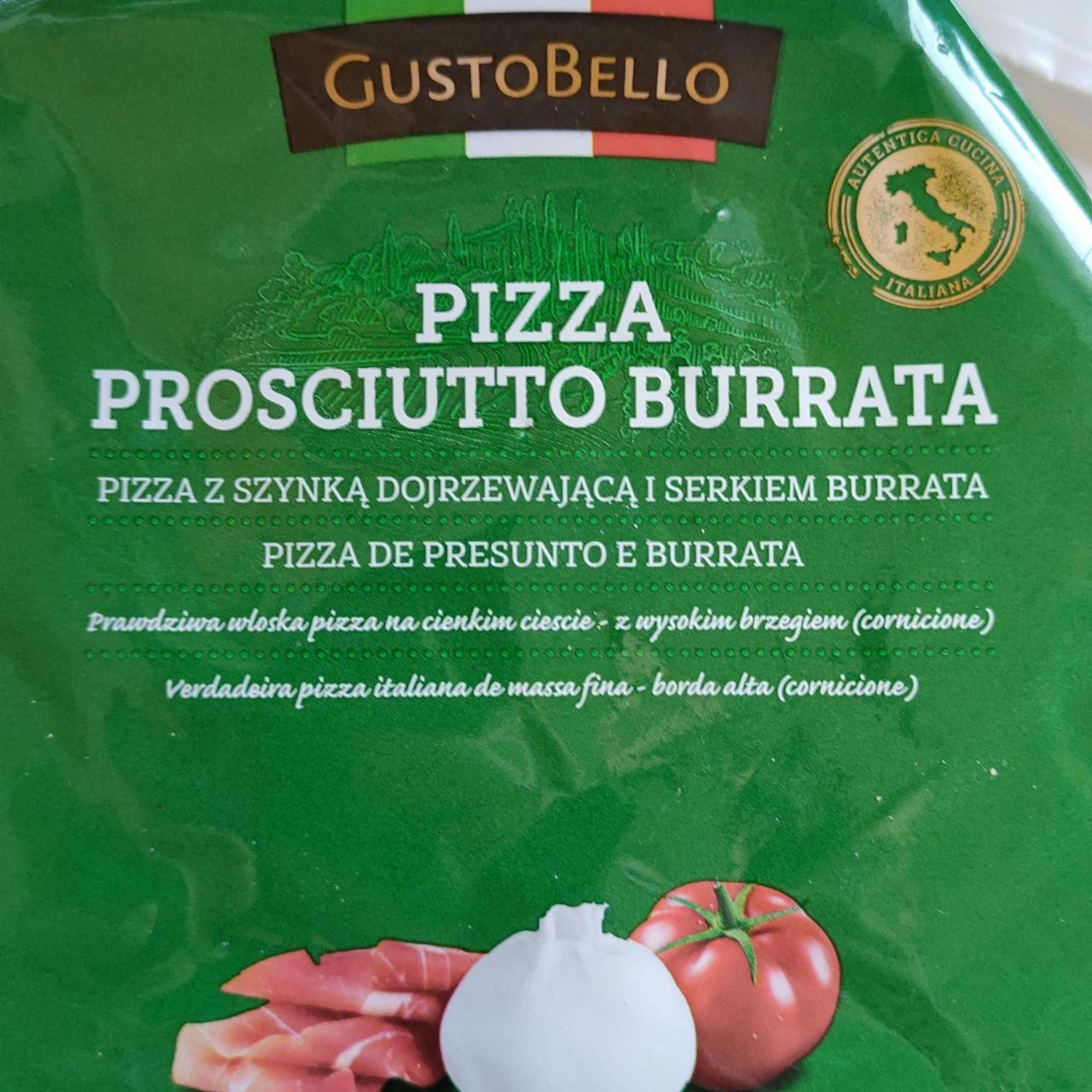 Zdjęcia - Pizza prosciutto burrata GustoBello