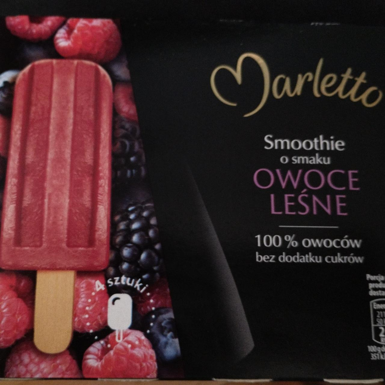 Zdjęcia - Smoothie owoce leśne Marletto