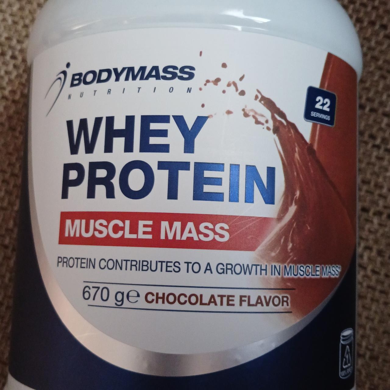 Zdjęcia - Whey protein Muscle Mass Chocolate flavor BodyMass