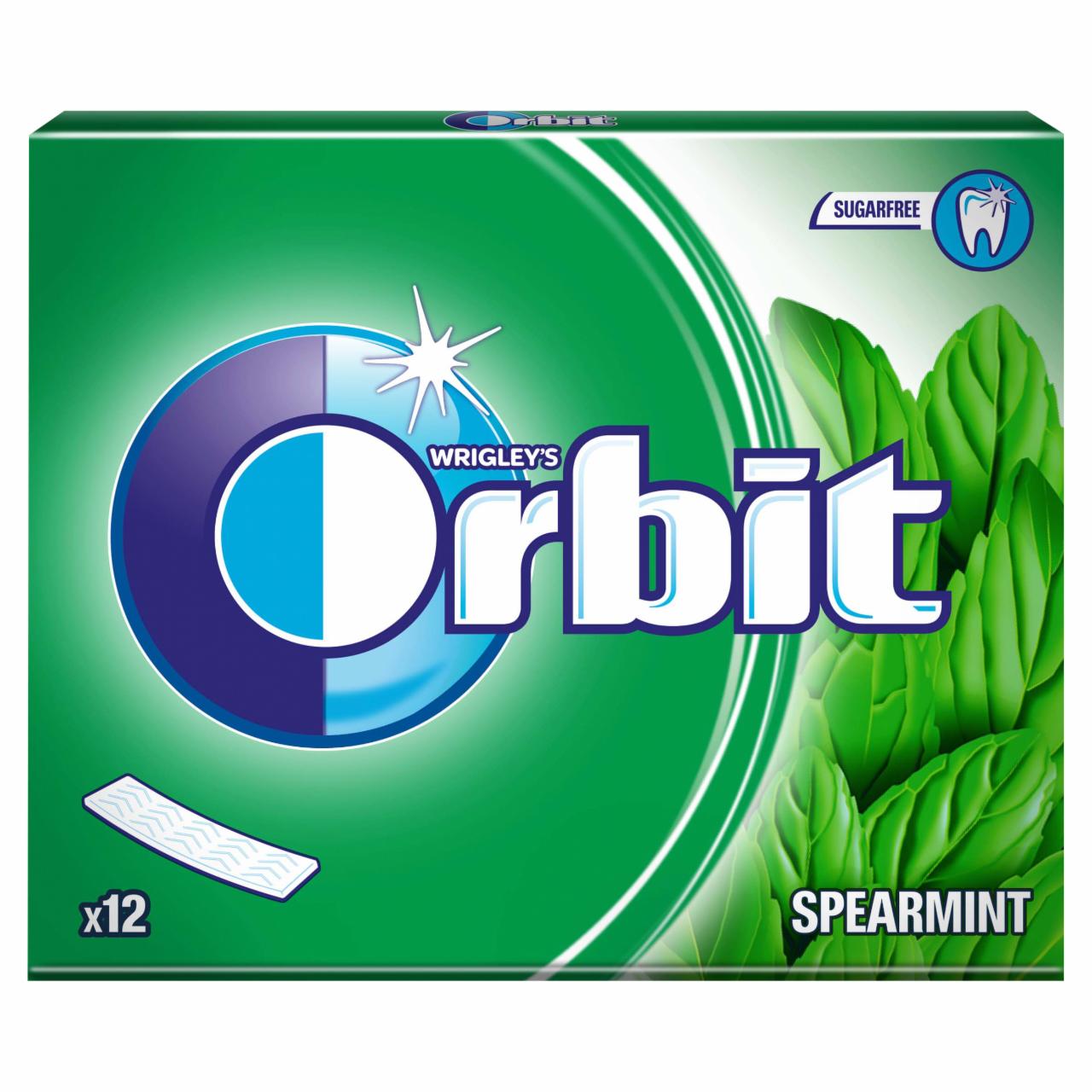 Zdjęcia - Orbit Spearmint Guma do żucia bez cukru 31 g (12 listków)