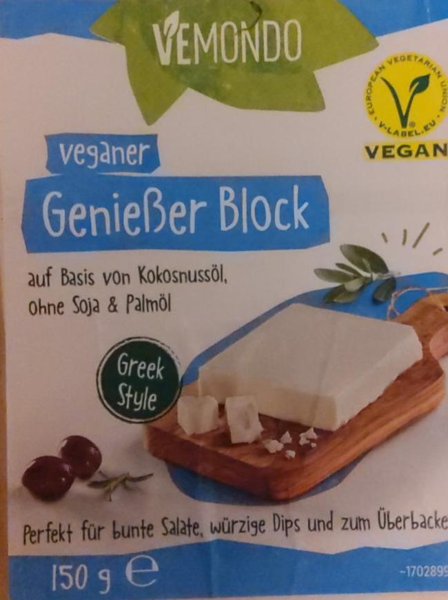 Zdjęcia - Vemondo veganer Genießer Block vemondo