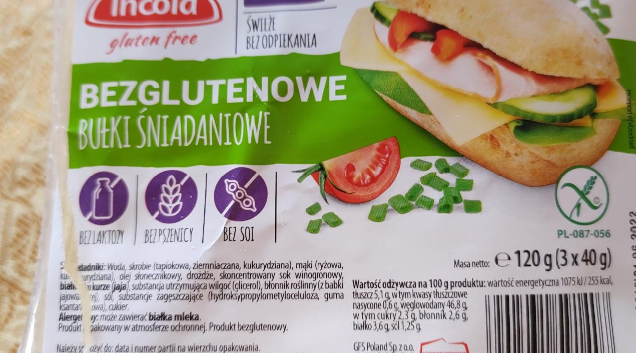 Zdjęcia - bezglutenowe bułki śniadaniowe Incola