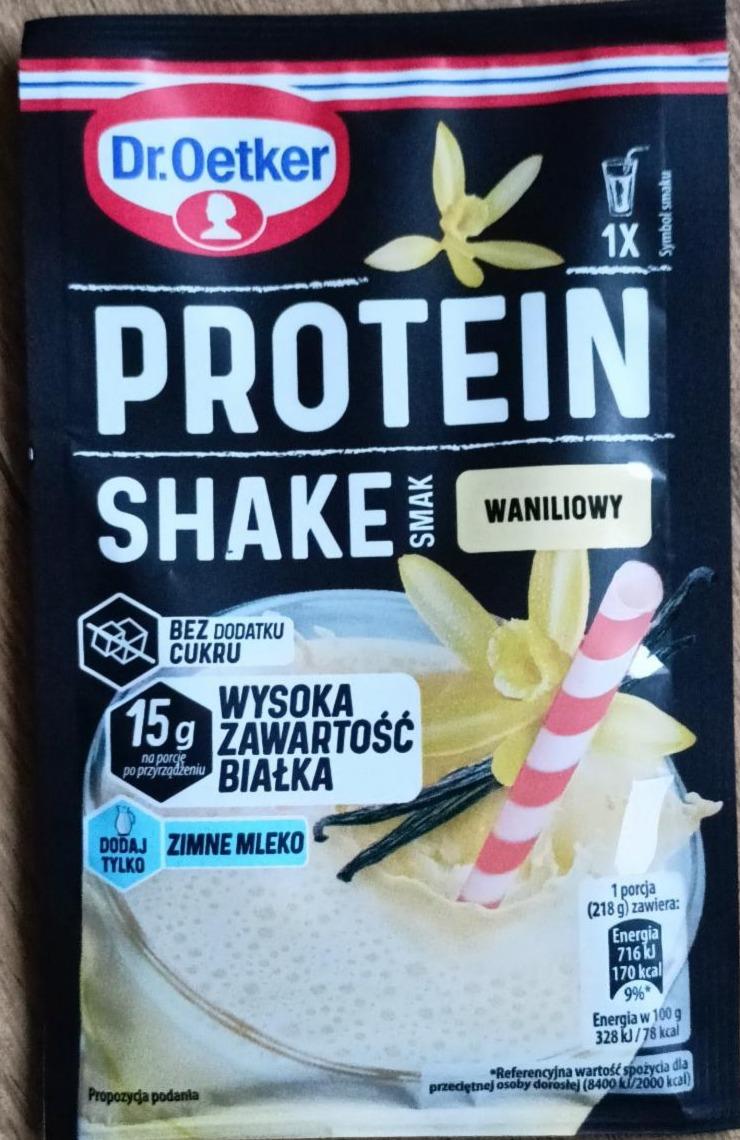Zdjęcia - Protein shake smak waniliowy Dr.Oetker