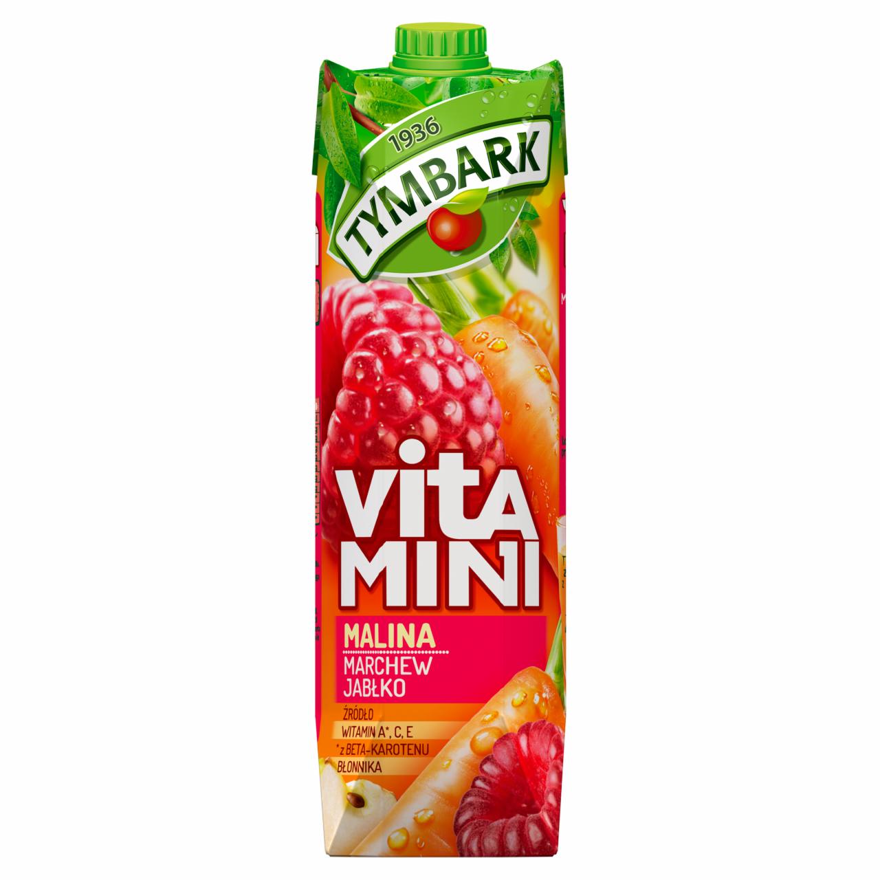 Zdjęcia - Tymbark Vitamini Sok malina marchew jabłko 1 l