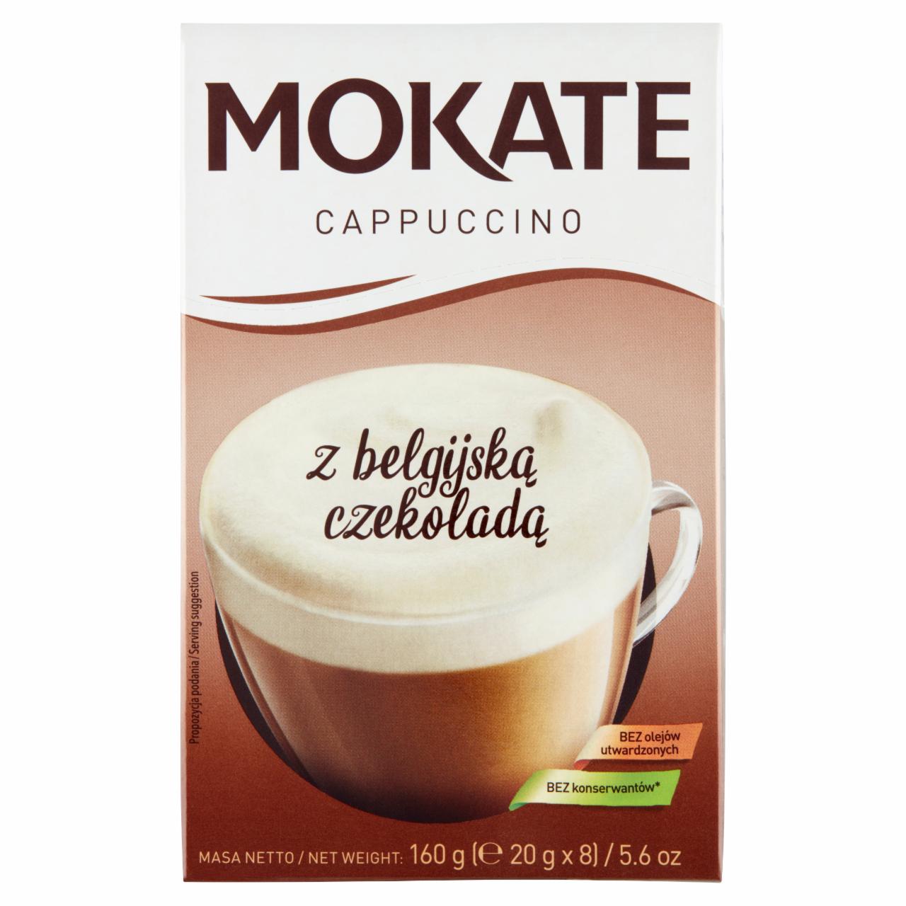 Zdjęcia - Mokate Cappuccino z belgijską czekoladą 160 g (8 x 20 g)