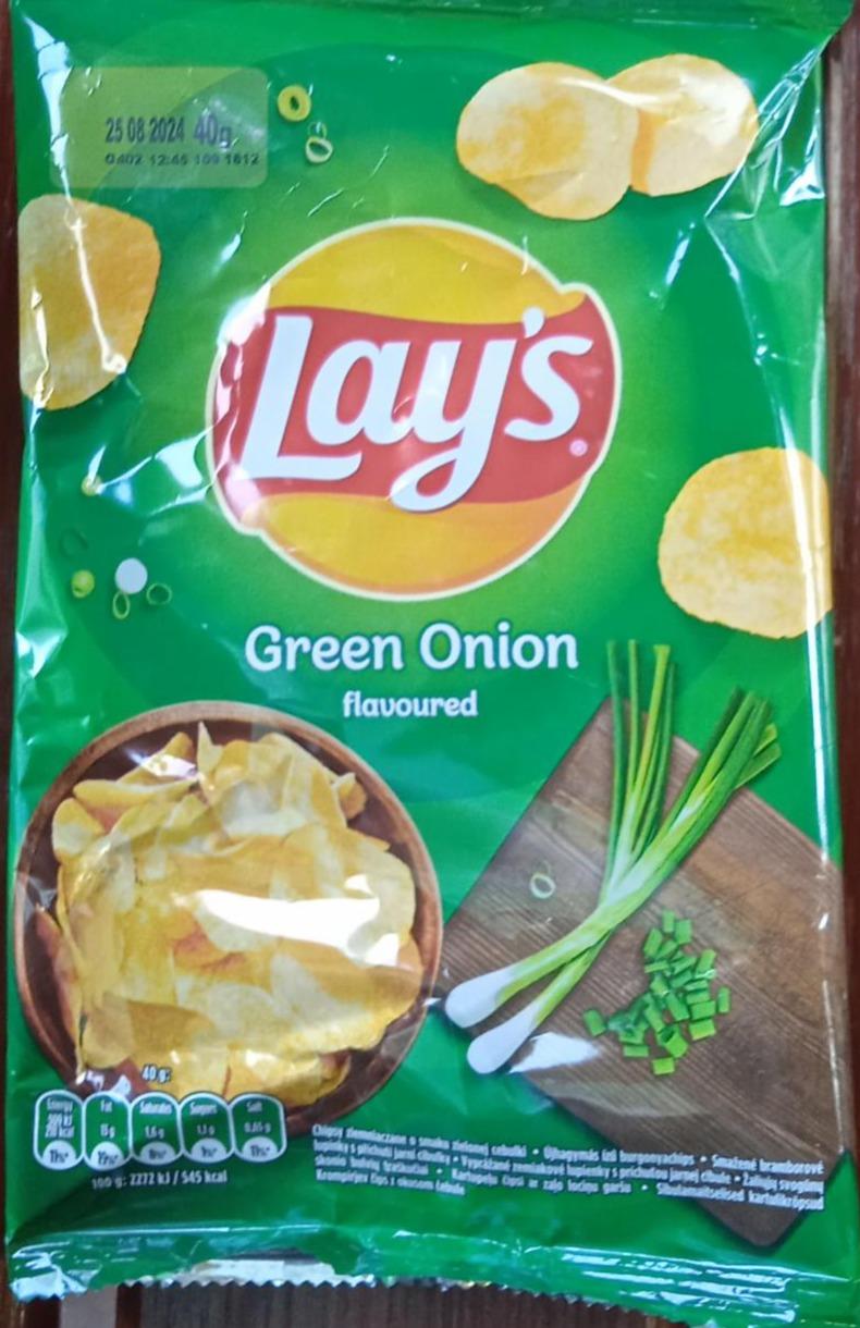 Zdjęcia - Chipsy o smaku zielonej cebulki Lay's 40g