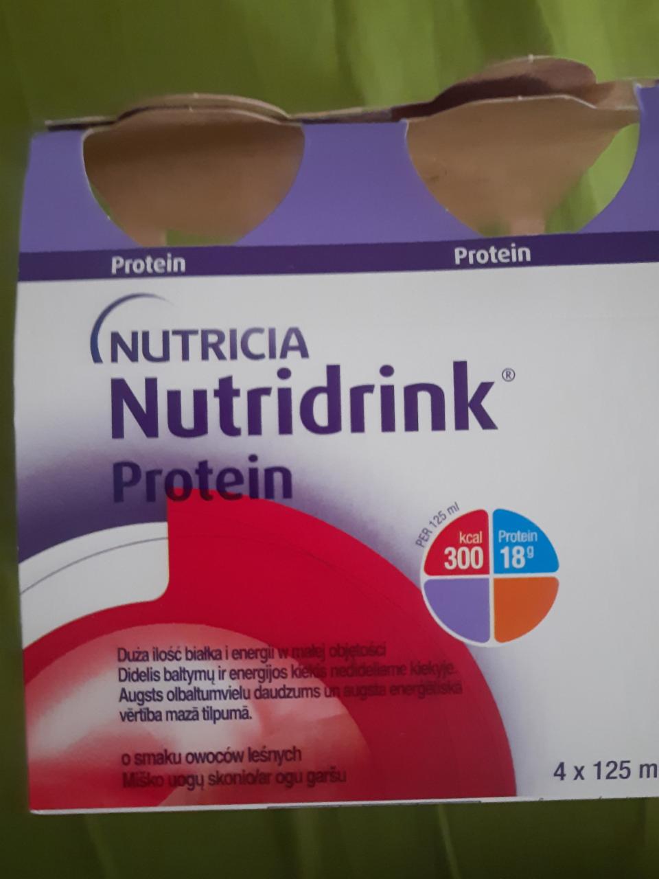 Zdjęcia - Nutridrink Żywność specjalnego przeznaczenia medycznego owoce leśne 500 ml (4 x 125 ml)