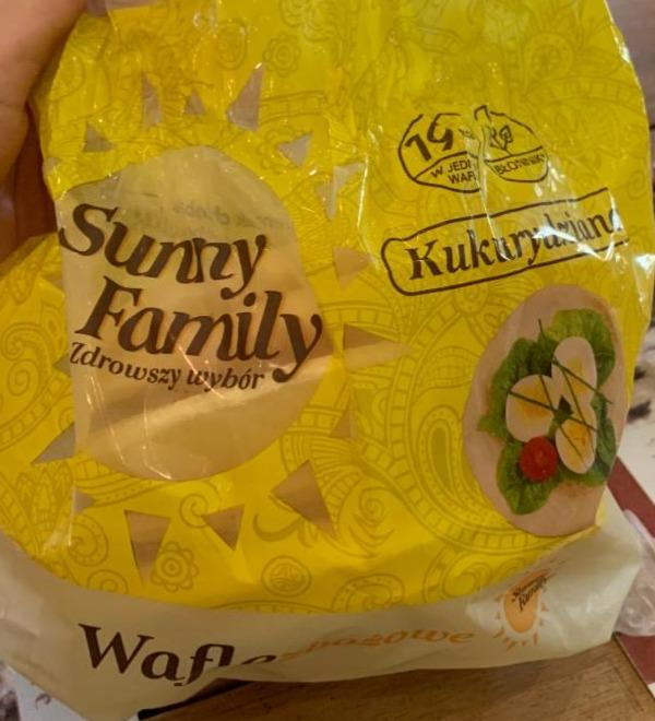 Zdjęcia - Wafle kukurydziane Sunny Family