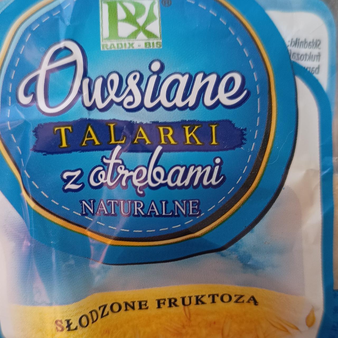 Zdjęcia - Owsiane talarki z otrębami naturalne Radix-Bis