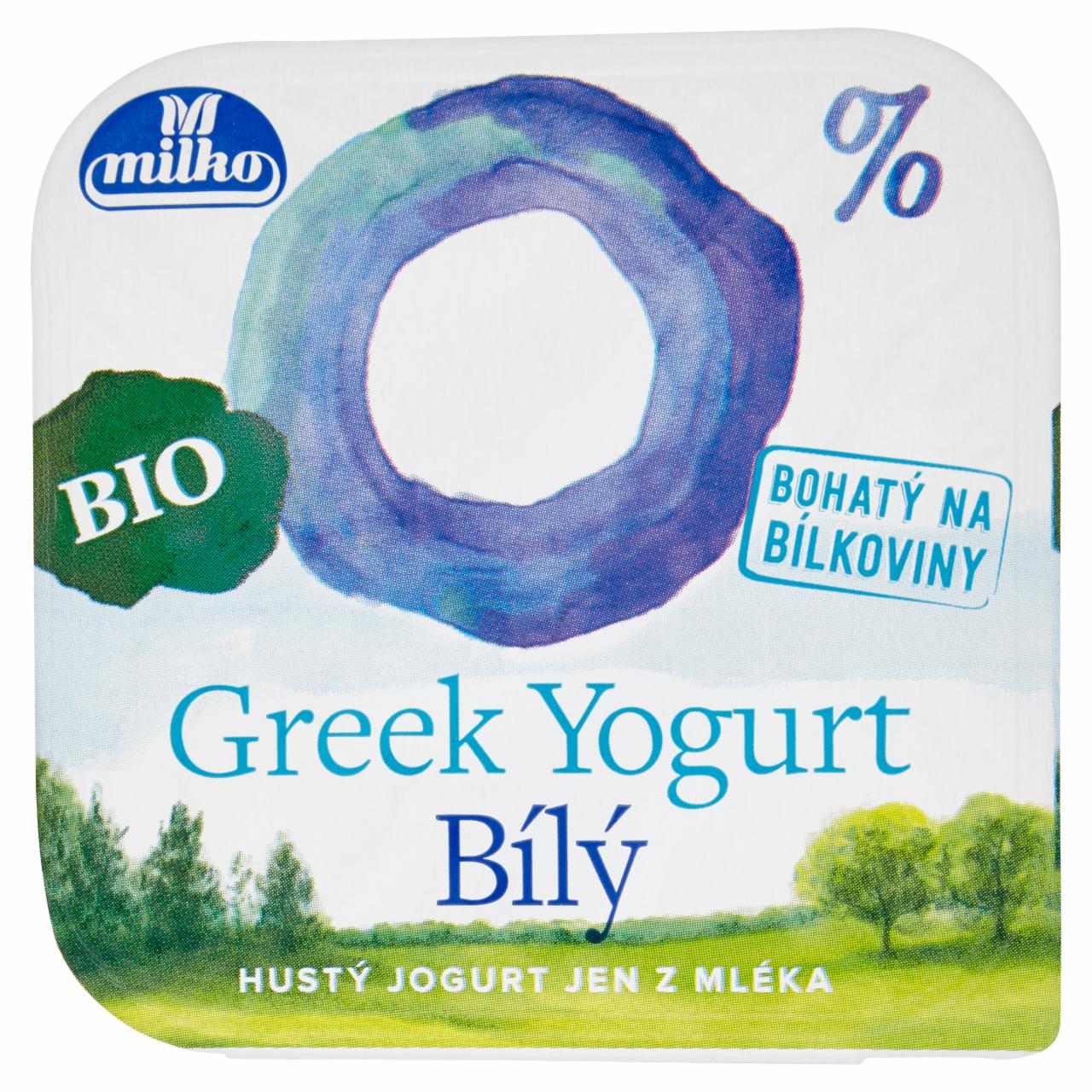 Zdjęcia - Milko Jogurt naturalny typu greckiego Bio 0% 130 g