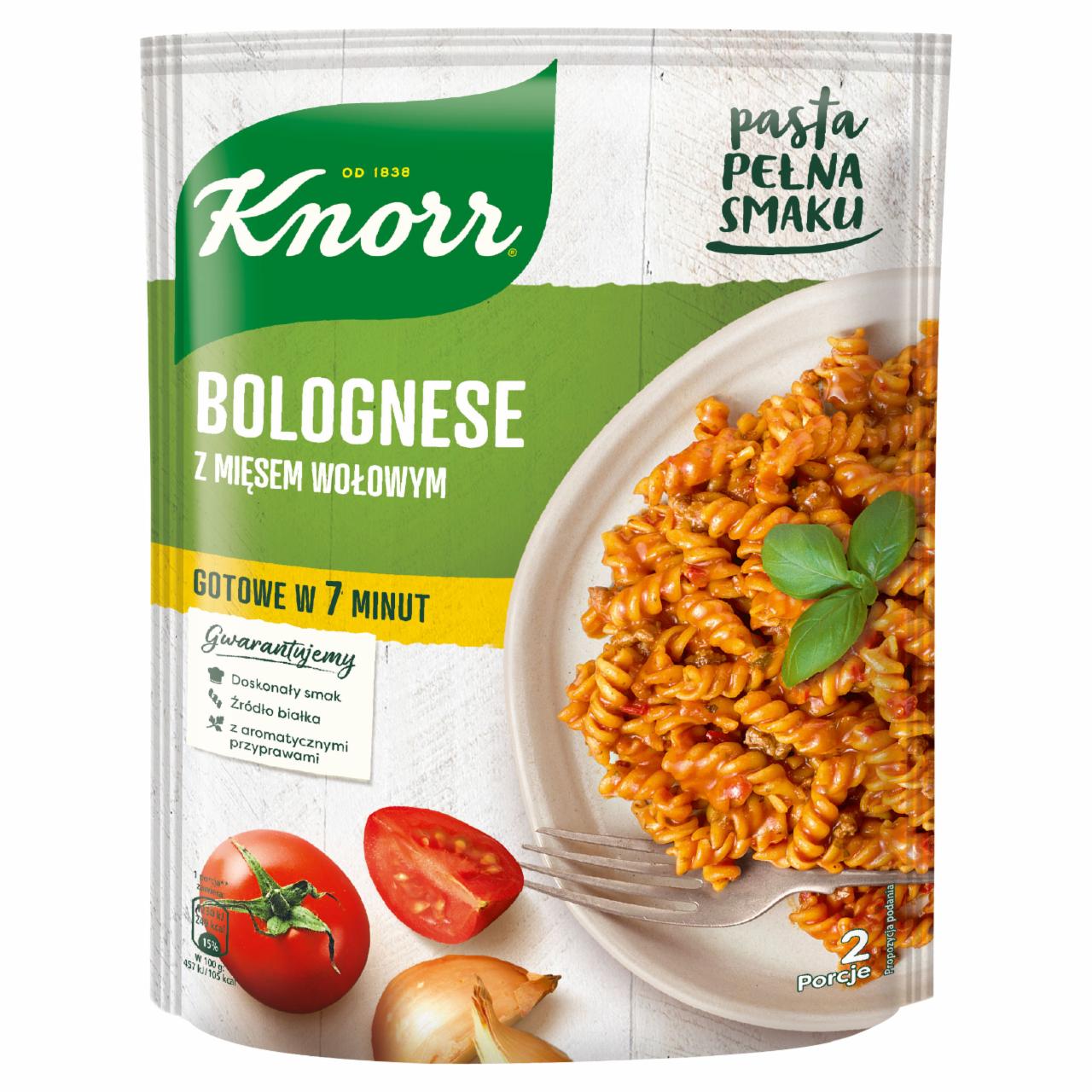 Zdjęcia - Knorr Makaron bolognese z mięsem wołowym 160 g