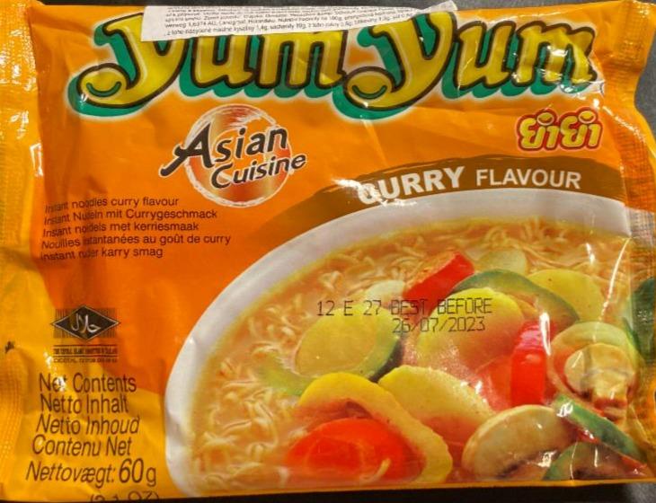 Zdjęcia - Yum Yum Zupa instant z makaronem o smaku curry 60 g