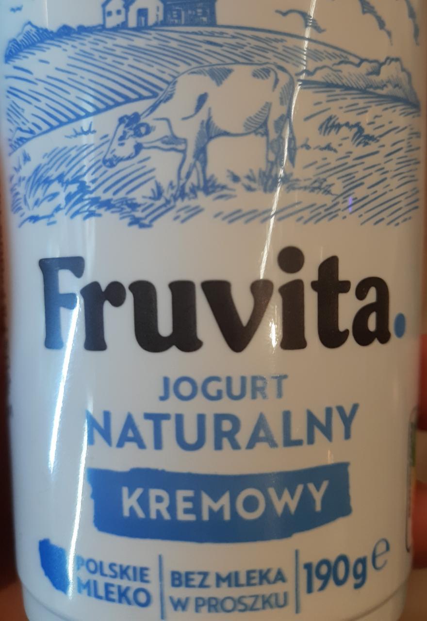 Zdjęcia - Jogurt Naturalny kremowy Fruvita