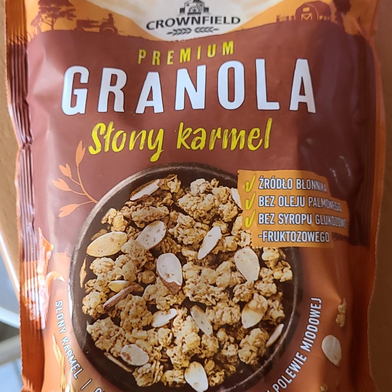 Zdjęcia - Granola Premium Słony karmel Crownfield