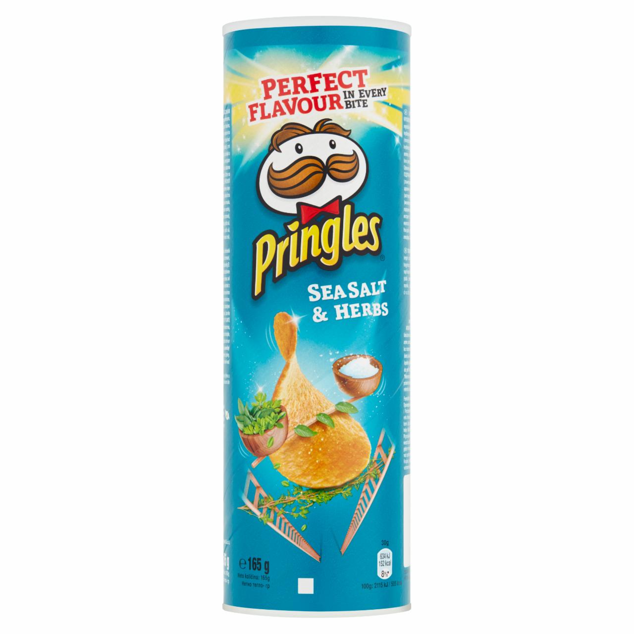 Zdjęcia - Pringles Sea Salt & Herbs Chrupki 165 g