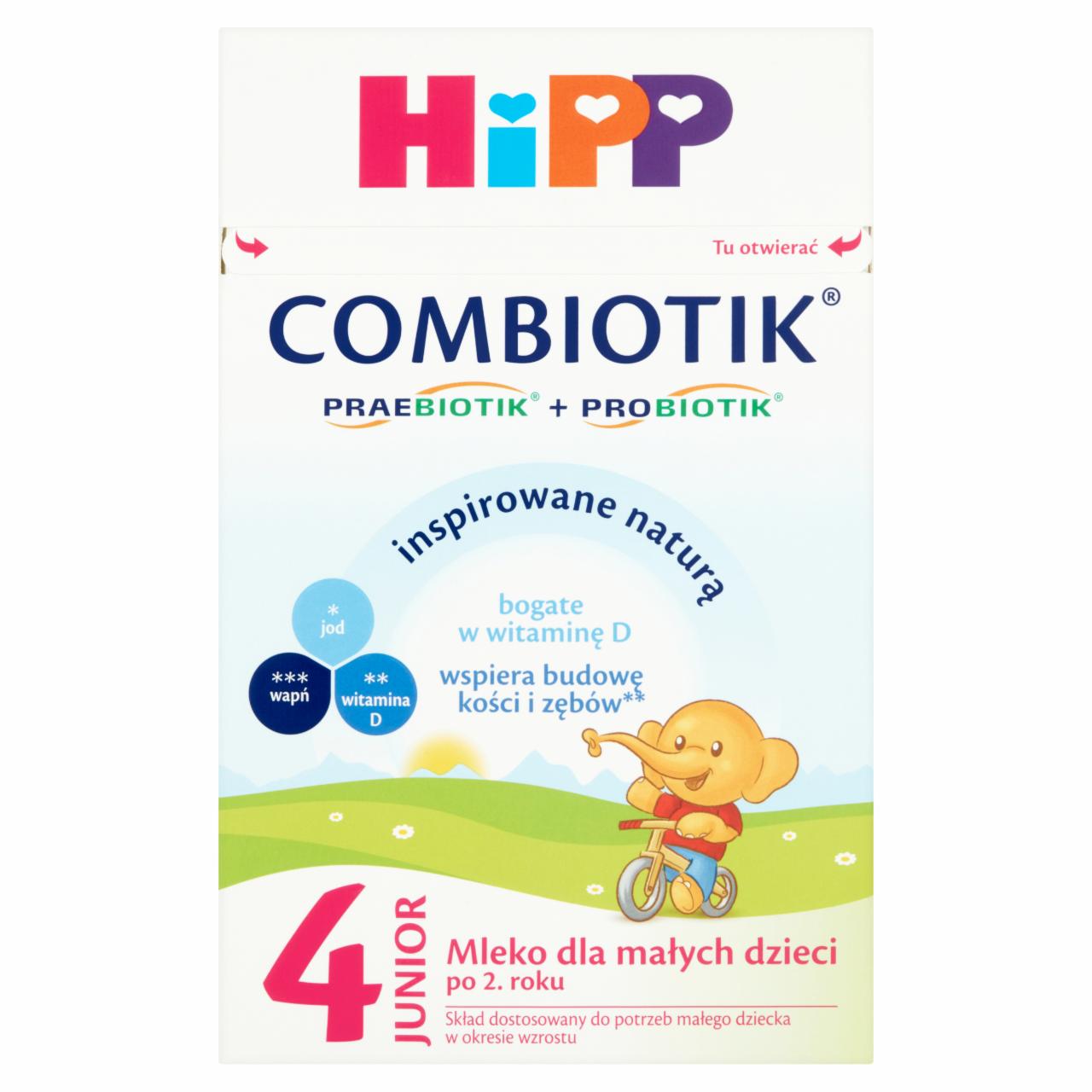 Zdjęcia - HiPP Junior Combiotik 4 Mleko dla małych dzieci po 2. roku 600 g