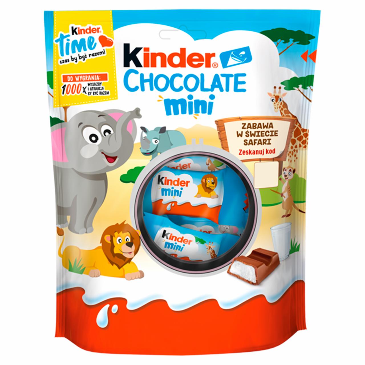 Zdjęcia - Kinder Chocolate Mini Batonik z mlecznej czekolady z nadzieniem mlecznym 120 g