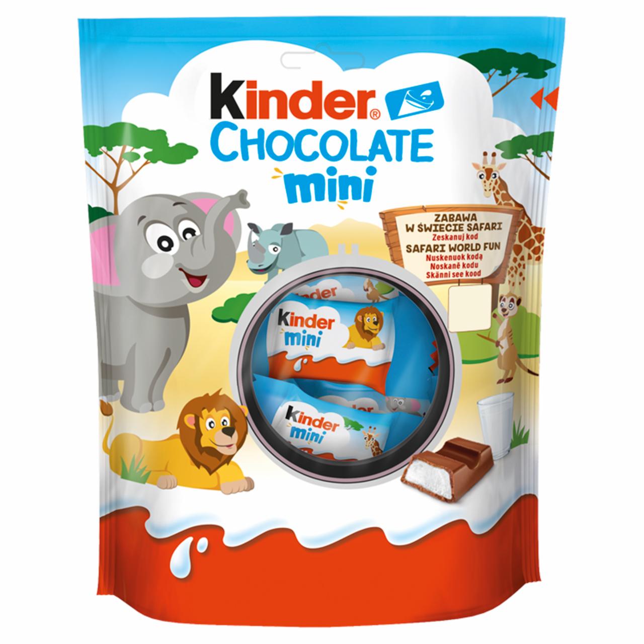Zdjęcia - Kinder Chocolate Mini Batonik z mlecznej czekolady z nadzieniem mlecznym 120 g
