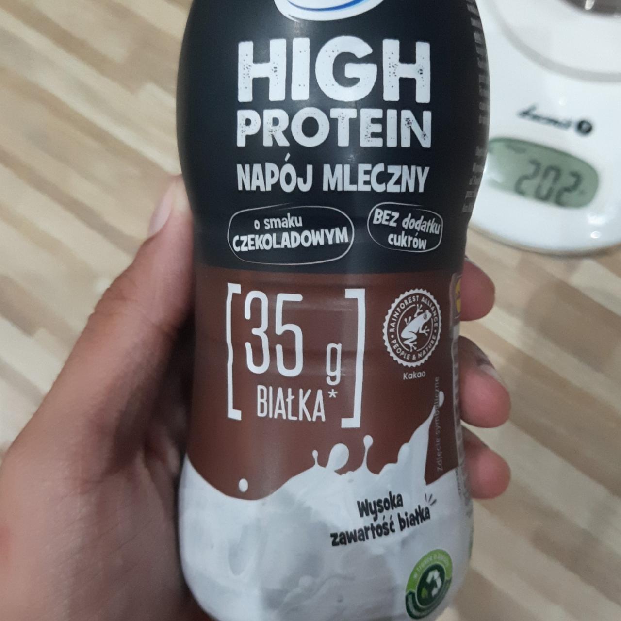 Zdjęcia - High Protein Napój Mleczny o smaku czekoladowym Pilos