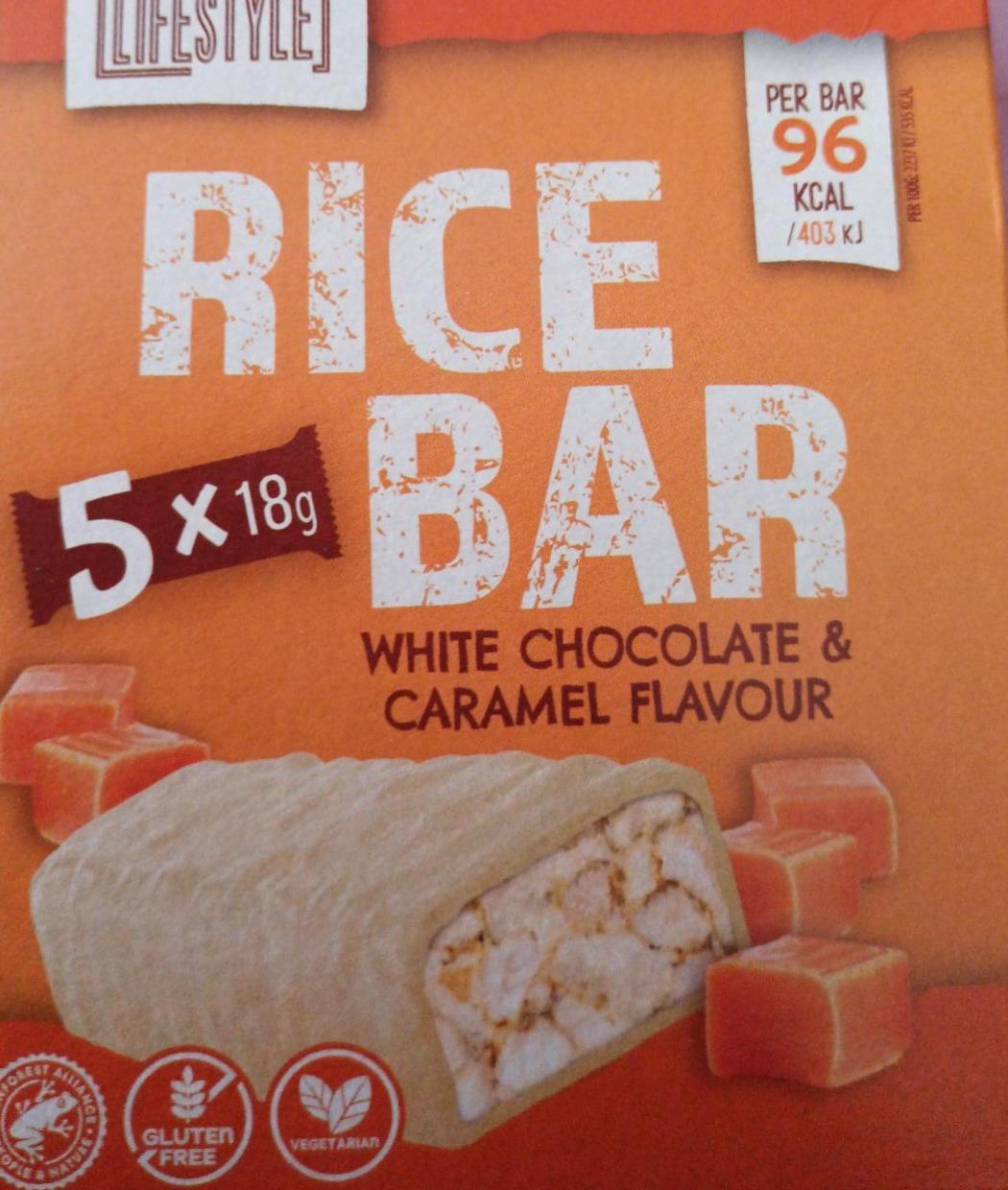 Zdjęcia - Rice Bar white Chocolate & Caramel Flavour Lifestyle