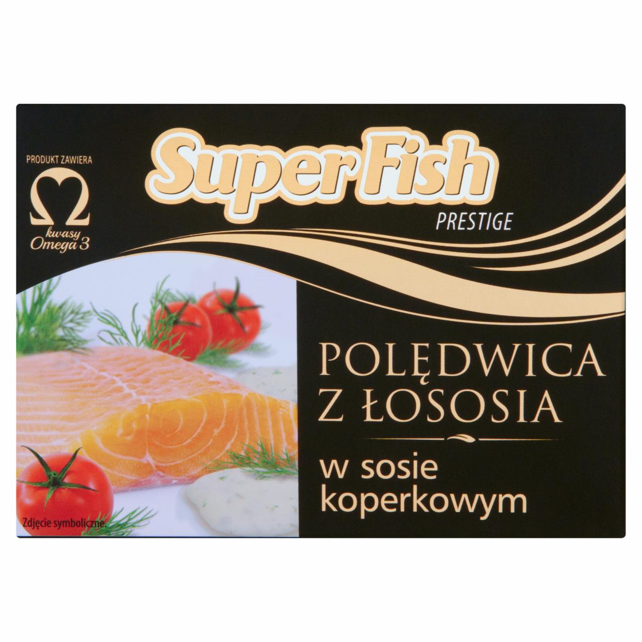 Zdjęcia - SuperFish Prestige Polędwica z łososia w sosie koperkowym 110 g