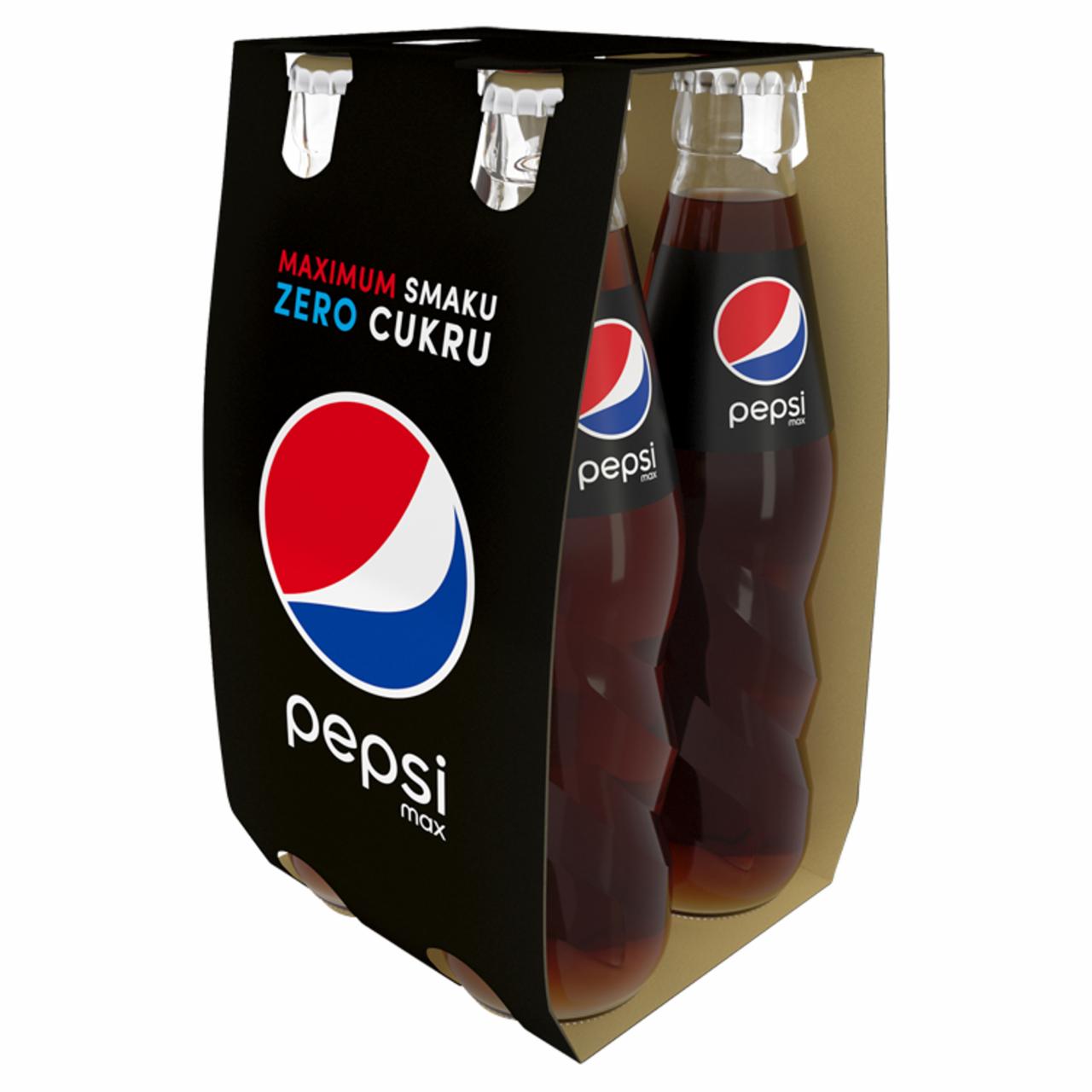 Zdjęcia - Pepsi Max Napój gazowany 4 x 250 ml