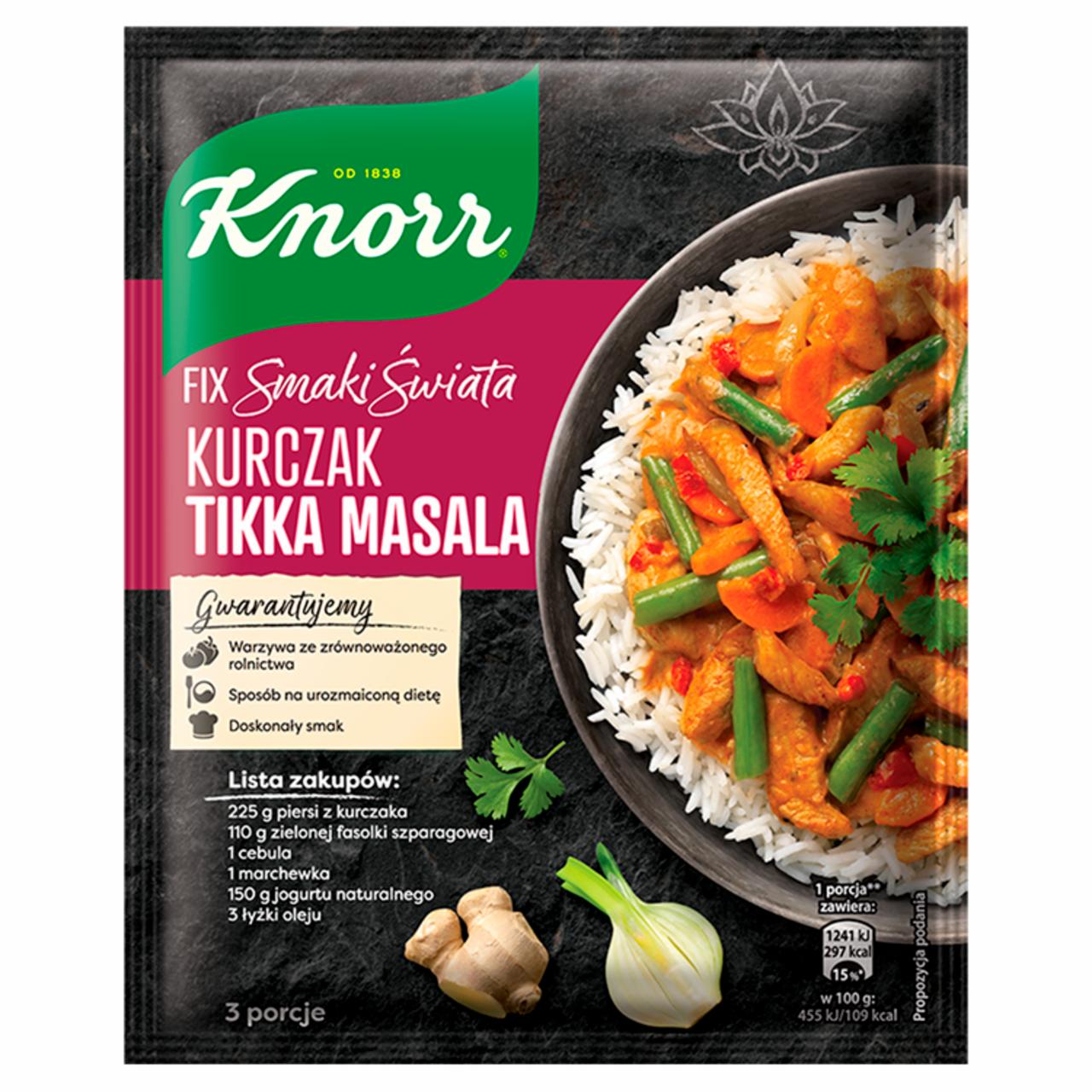 Zdjęcia - Knorr Fix Smaki Świata Kurczak Tikka Masala 36 g