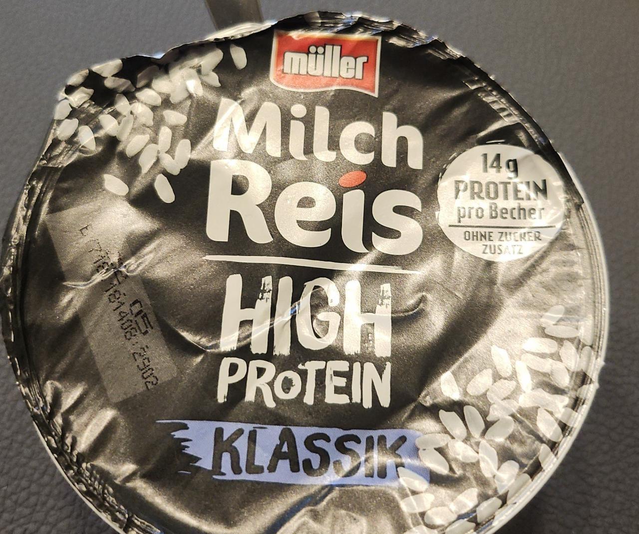 Zdjęcia - Milch Reis High protein klassik Muller