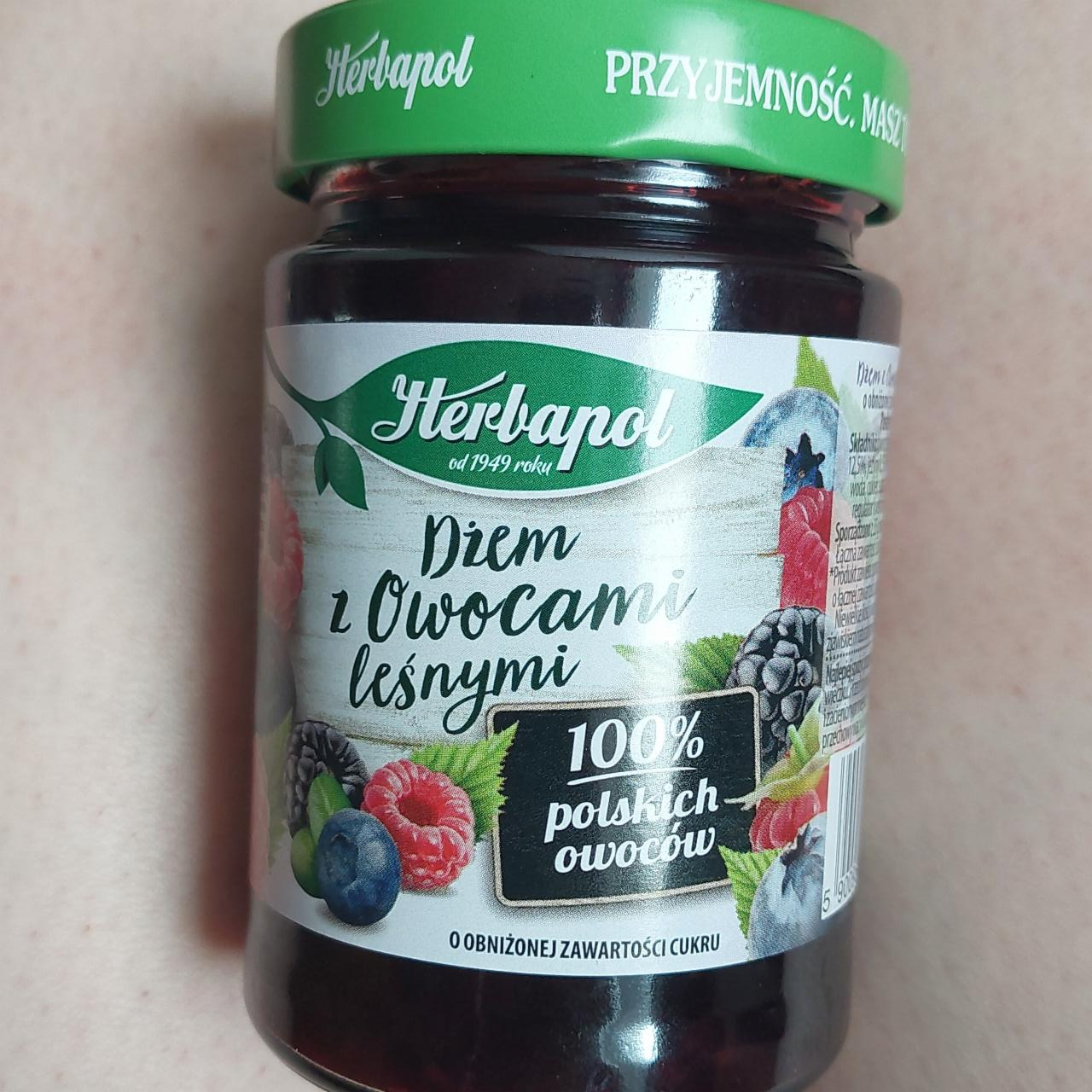 Zdjęcia - Herbapol Dżem z owocami leśnymi o obniżonej zawartości cukru 280 g