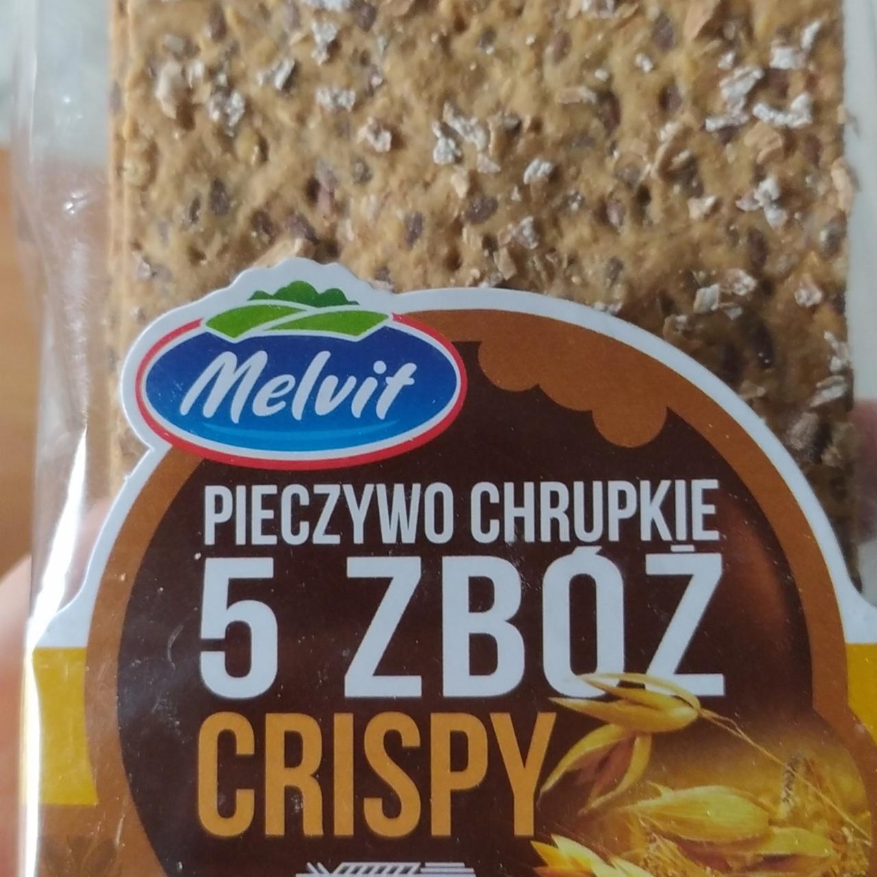 Zdjęcia - Melvit Crispy Pieczywo chrupkie 5 zbóż 130 g