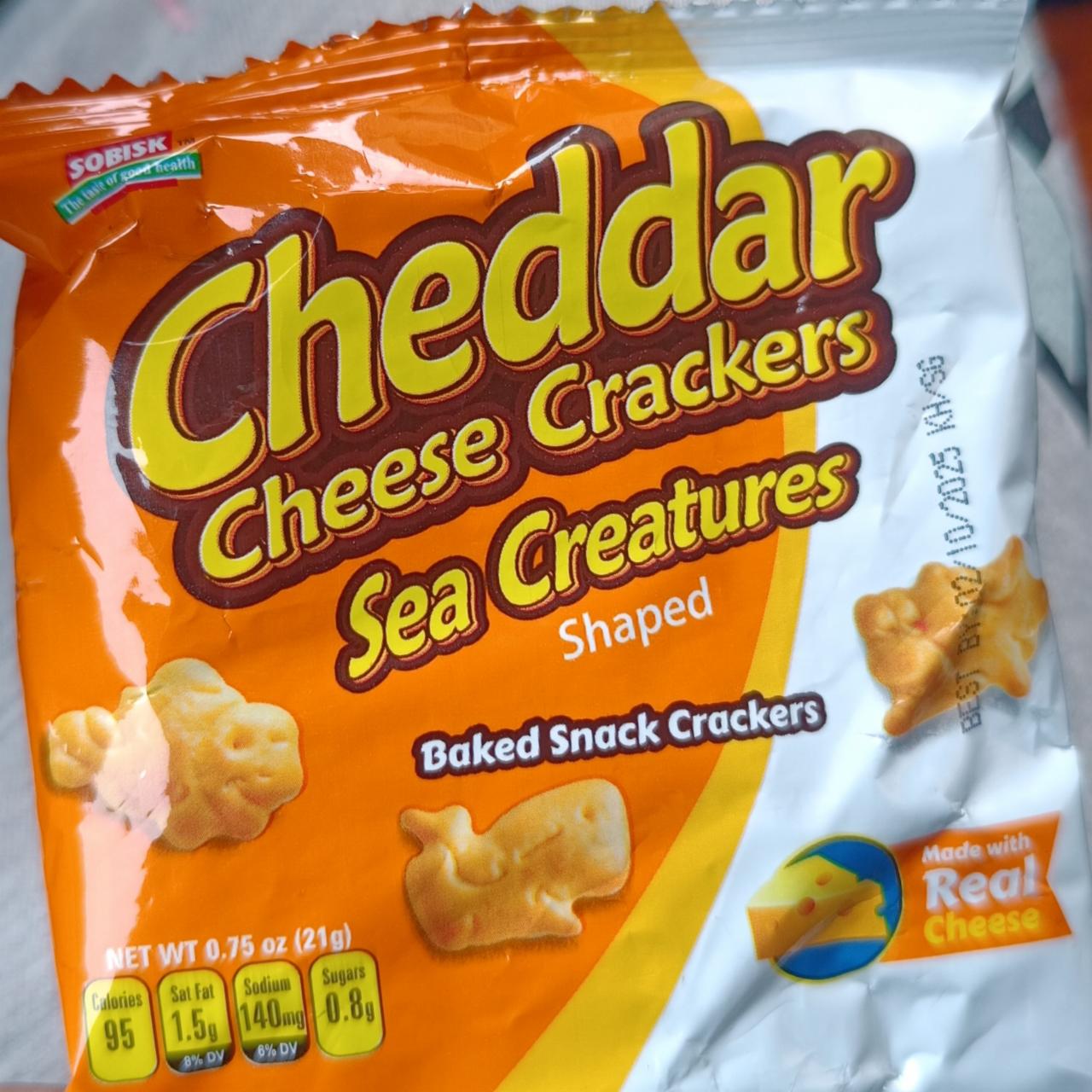 Zdjęcia - Cheddar cheese crackers sea creatures Sobisk