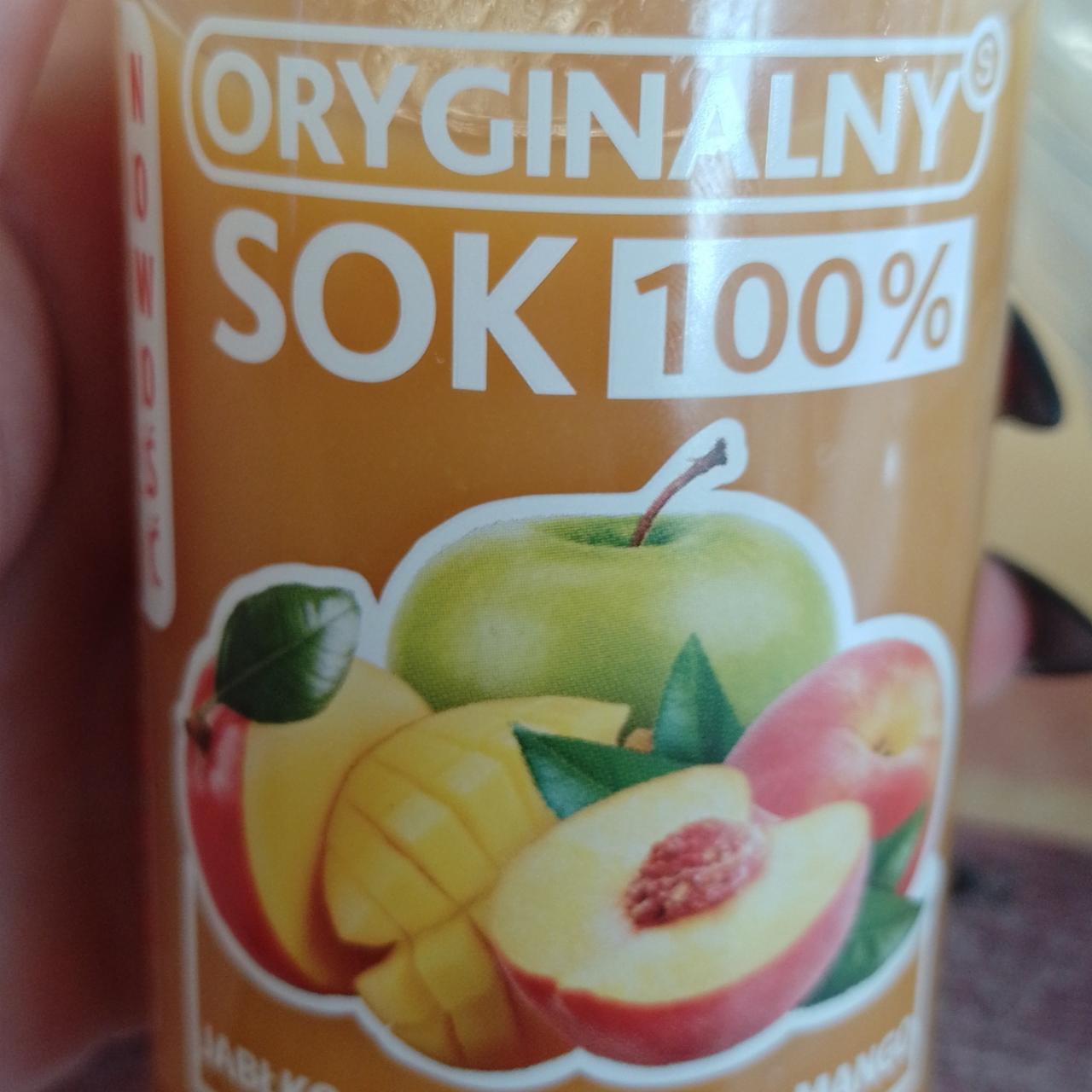 Zdjęcia - Sok 100% jabłko brzoskwinia mango Oryginalny