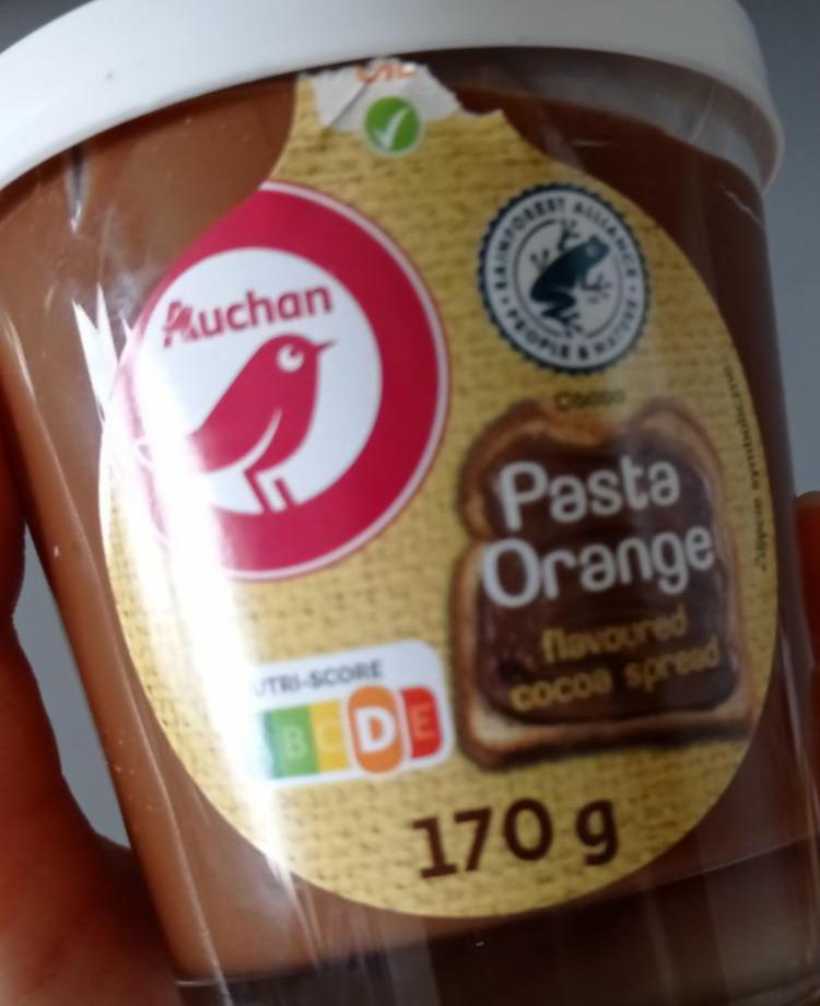 Zdjęcia - Krem kakaowy o smaku pomarańczowym Auchan