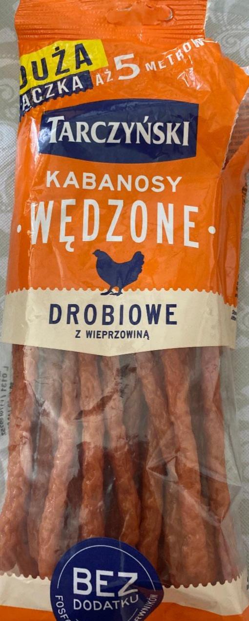 Zdjęcia - Tarczyński Kabanosy wędzone drobiowe z wieprzowiną 220 g