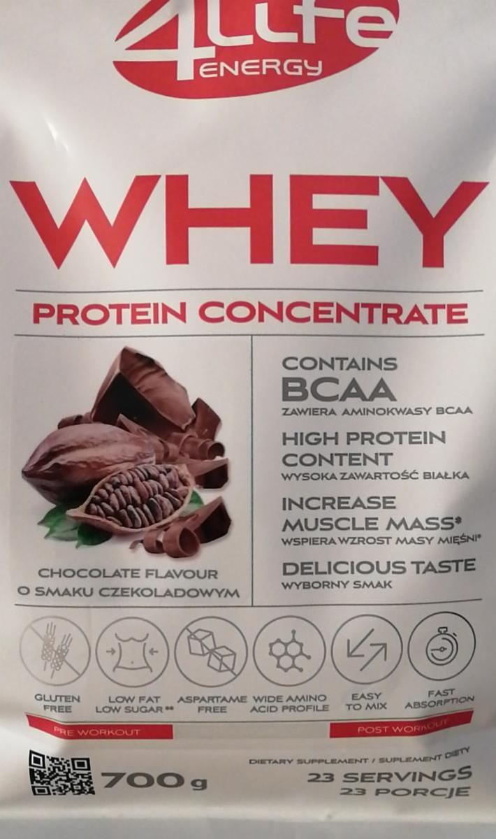 Zdjęcia - 4LIFE ENERGY – Whey Protein Concentrate czekoladowy
