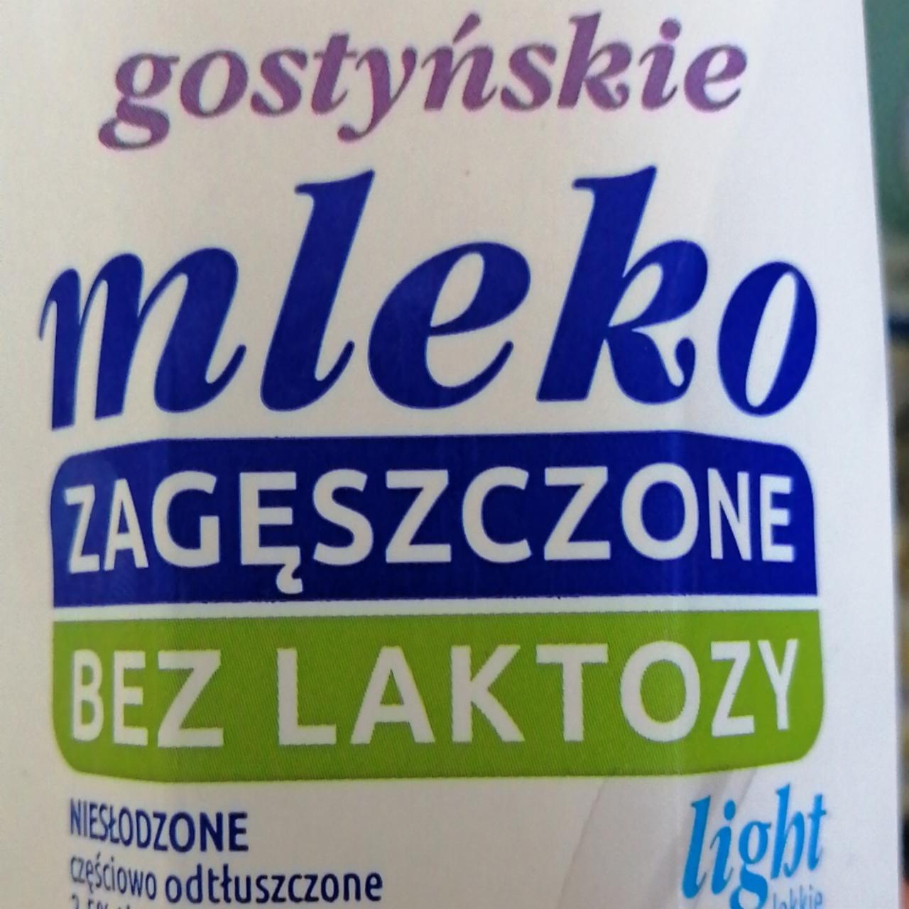 Zdjęcia - Mleko zagęszczone light bez laktozy niesłodzone Gostyńskie SM Gostyn