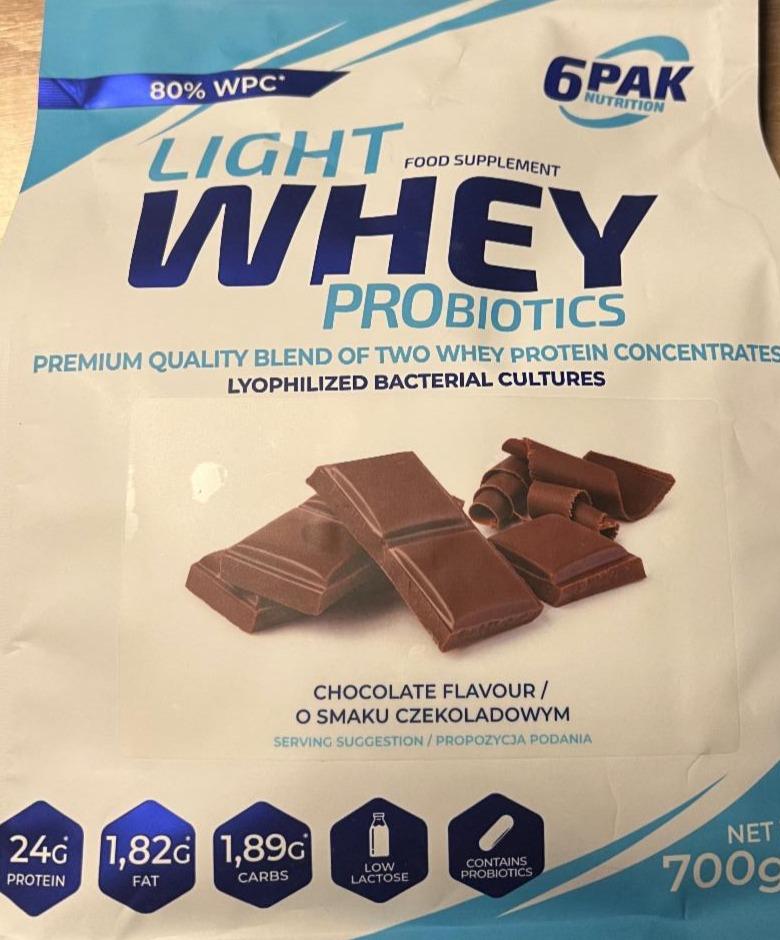 Zdjęcia - 6PAK Nutrition Light Whey Probiotics Chocolate