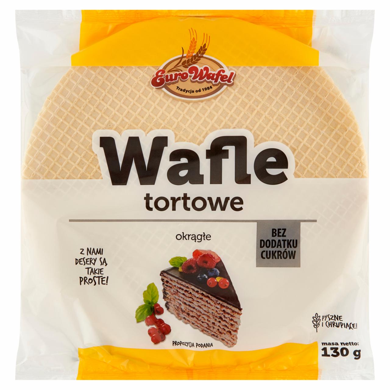 Zdjęcia - Eurowafel Wafle tortowe okrągłe 130 g