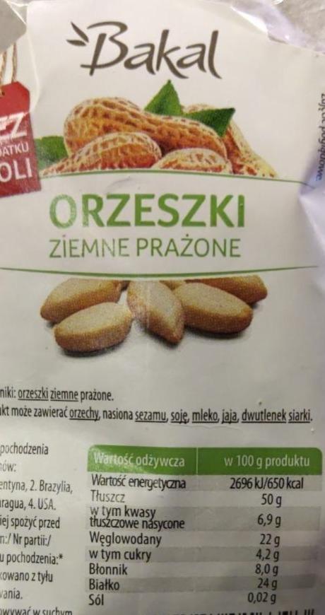 Zdjęcia - orzechy ziemne bez soli bakal