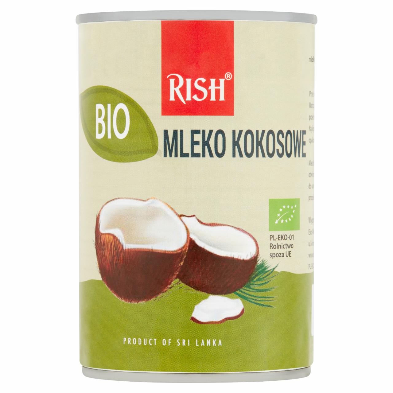 Zdjęcia - Rish Bio Mleko kokosowe 400 ml