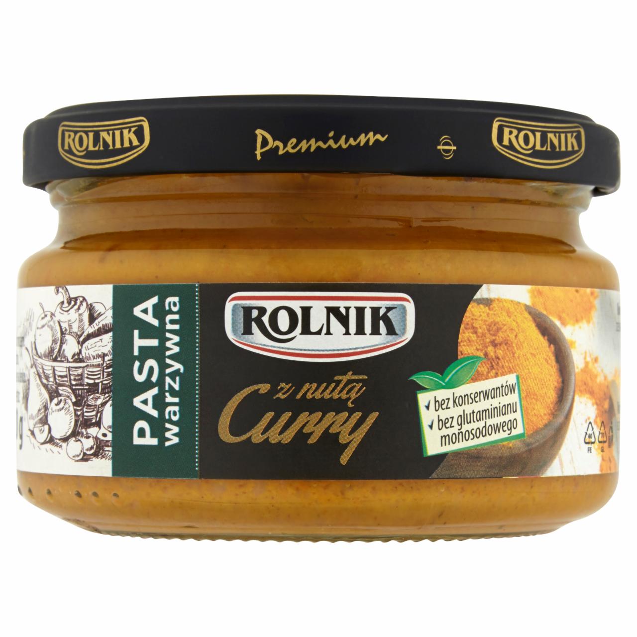 Zdjęcia - Rolnik Premium Pasta warzywna z nutą curry 190 g