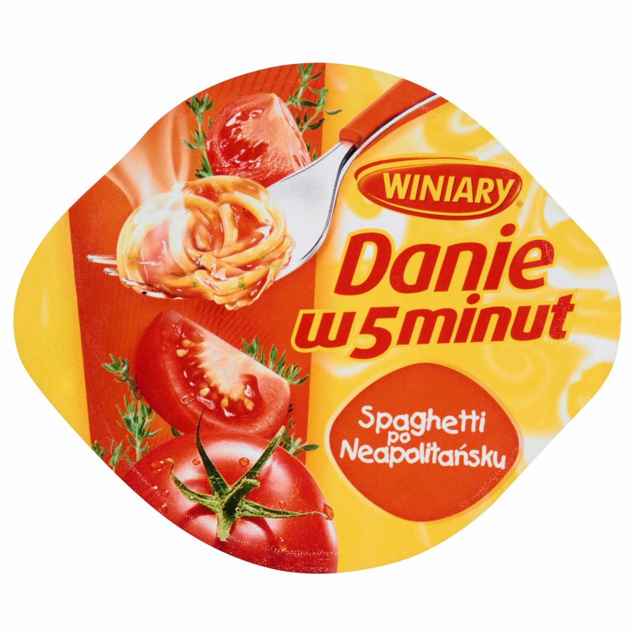 Zdjęcia - Winiary Danie w 5 minut Spaghetti po neapolitańsku 55 g