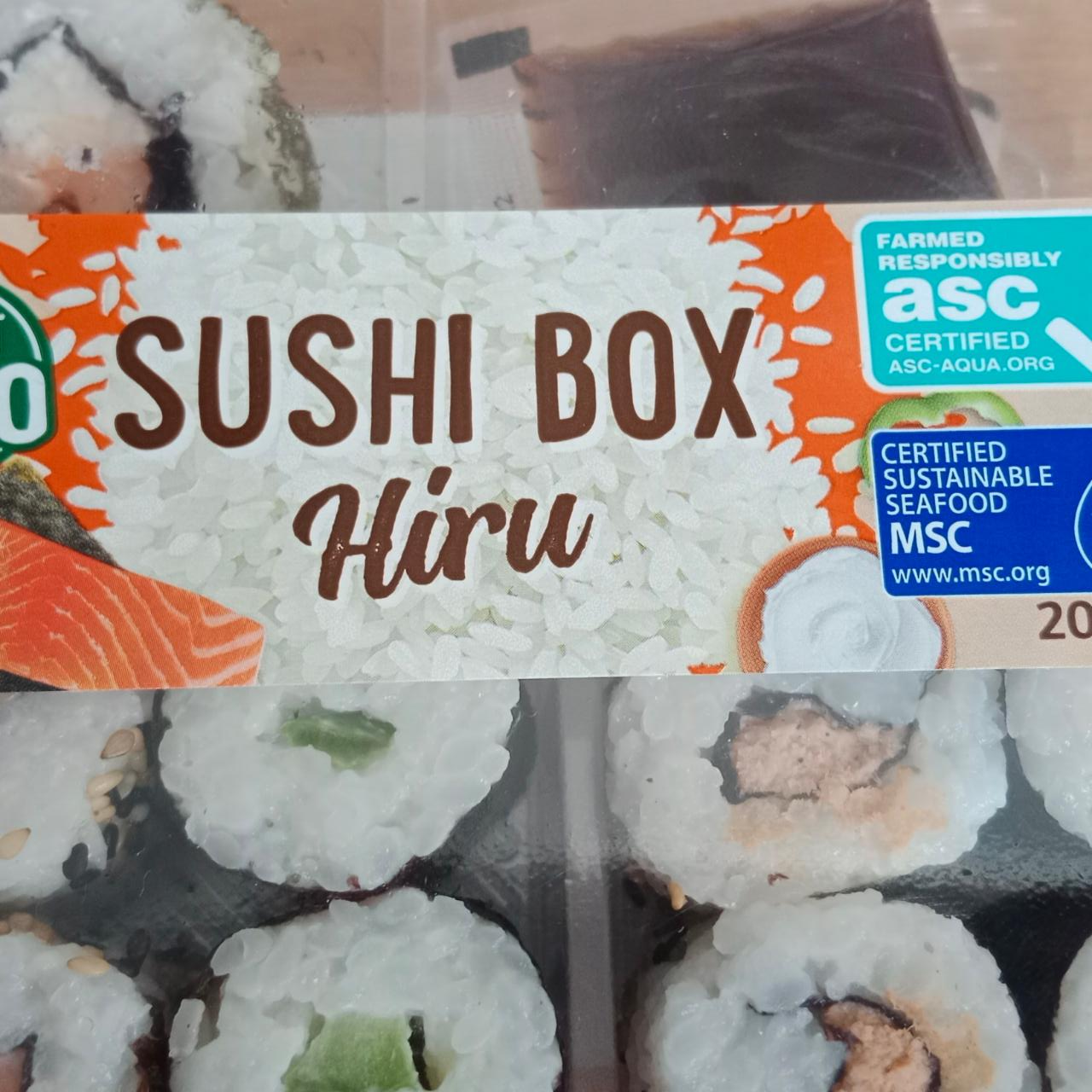 Zdjęcia - Sushi box hiru lidl
