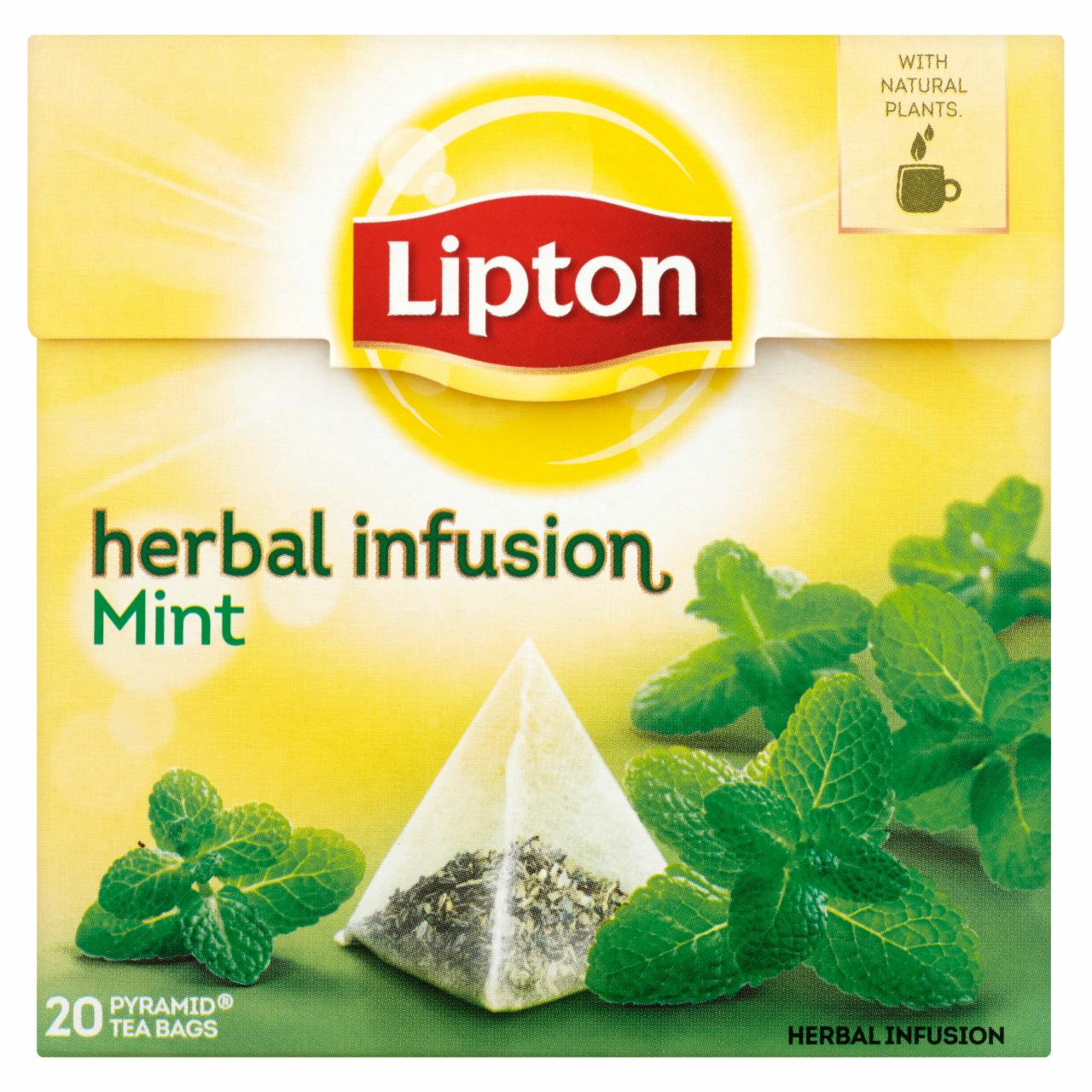 Zdjęcia - Lipton Mint Herbatka ziołowa 22 g (20 torebek)