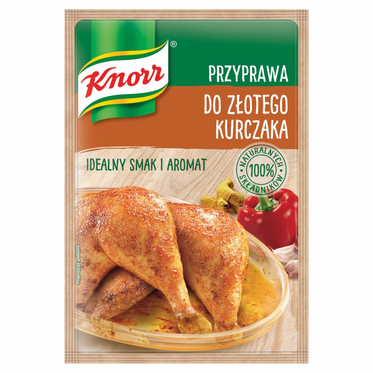 Zdjęcia - Knorr Przyprawa do złotego kurczaka 23 g