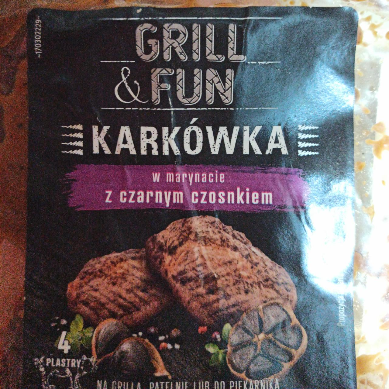 Zdjęcia - Karkówka w marynacie z czarnym czoskiem Grill & Fun